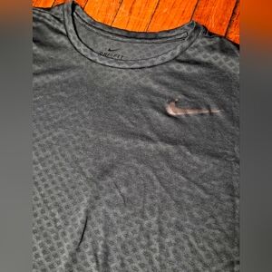 Nike Mens XL Green Dri-FIT Hex Athletic Training Running Casual T Shirt B5